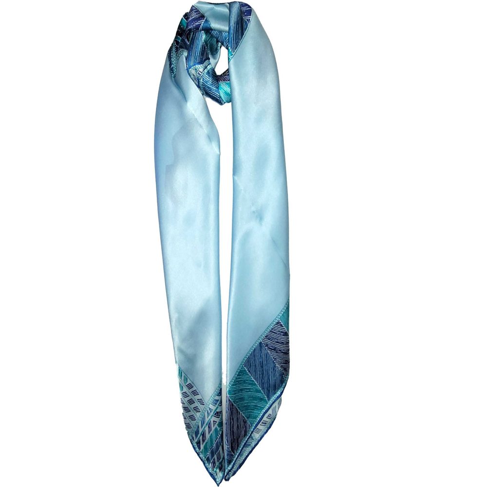 NWT Genuine 100% Mulberry Silk Satin Scarf 41"x41" Large Square Shawl 5947 - Picture 7 of 7
